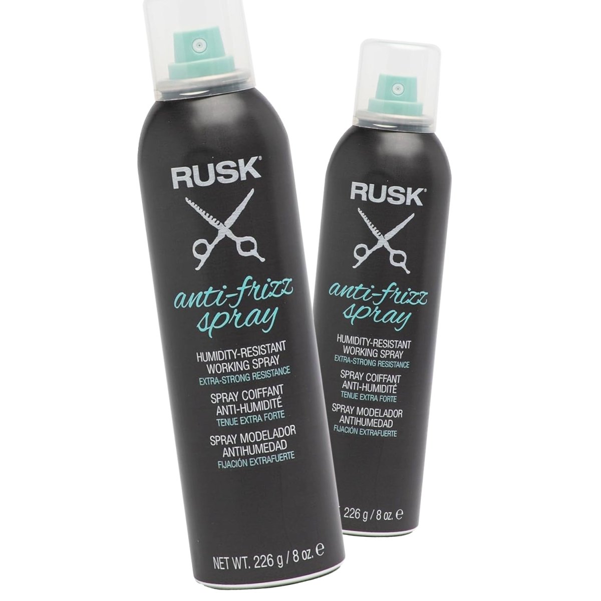 Rusk Anti - Frizz Spray by Rusk for Unisex 8oz - Pack of 2 - Usa Pro Hair