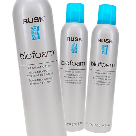 Rusk Blofoam Texturizer and Root Lifter 8.8 oz - Pack of 3 - Usa Pro Hair