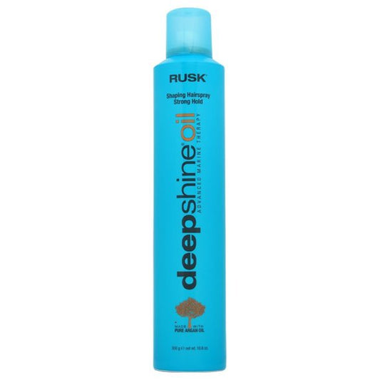 Rusk Deep Shine Oil Shaping HairSpray, Extra Strong Hold By Rusk, 10.6 Oz - Usa Pro Hair