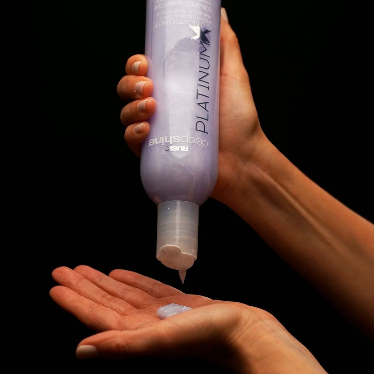 Rusk Deepshine PlatinumX Conditioner12 oz - Pack of 3 - Usa Pro Hair