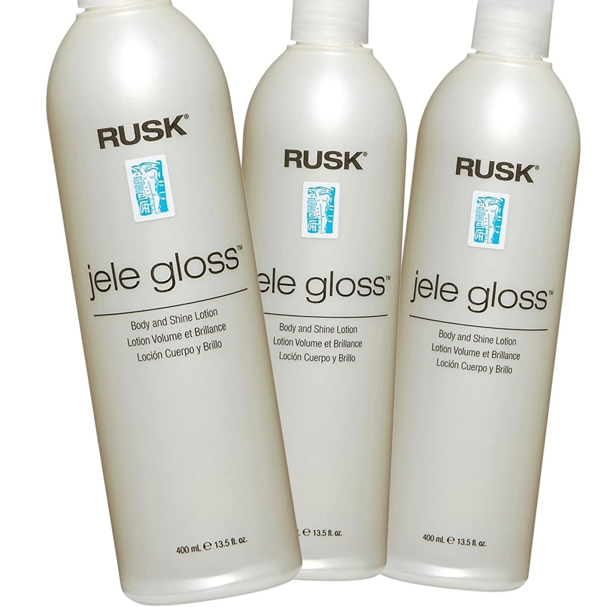 Rusk Designer Jele Gloss Bodifying Lotion 13.5 Oz (Pack of 3) - Usa Pro Hair