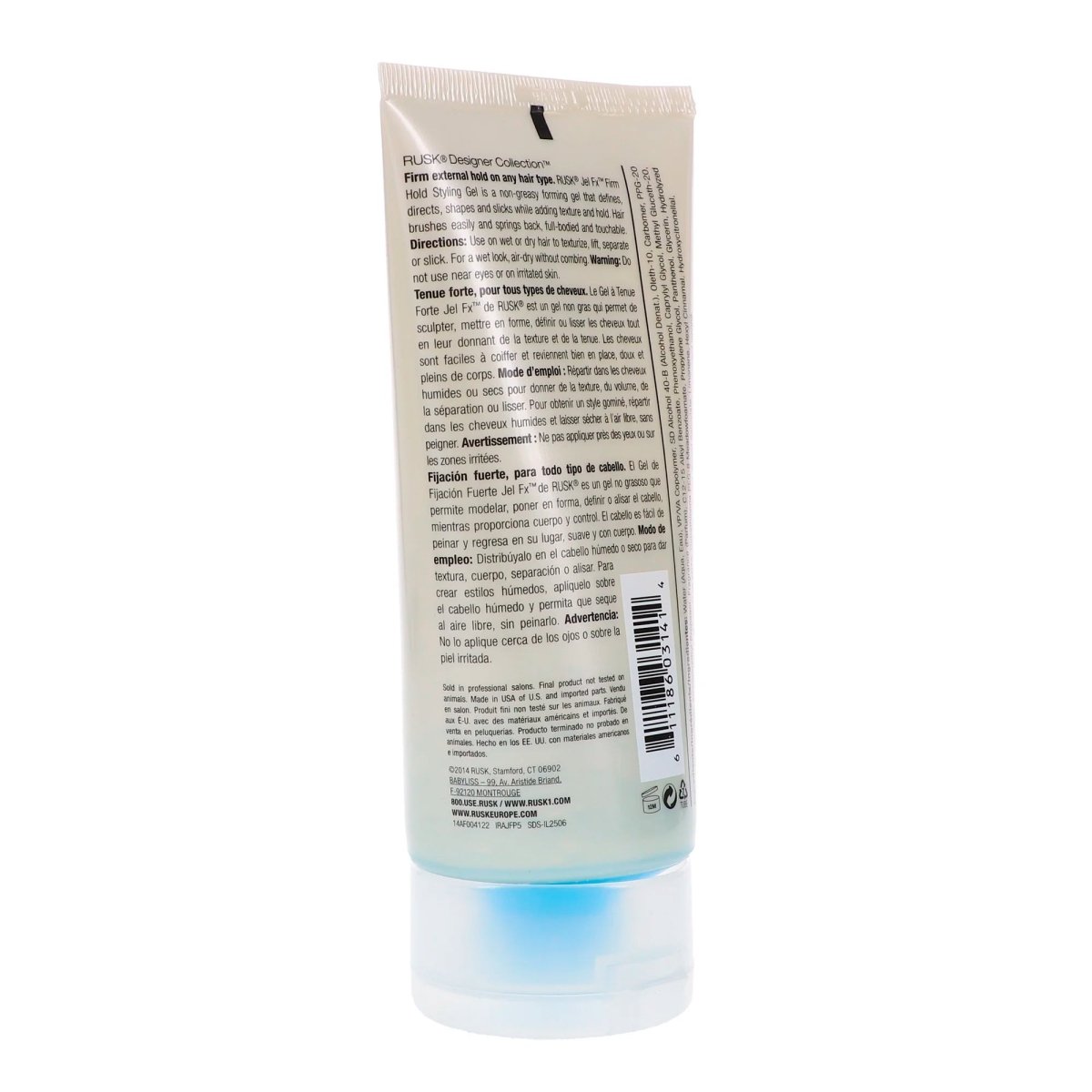 Rusk Jel FX Firm Hold Styling Gel 5.3 oz - Usa Pro Hair