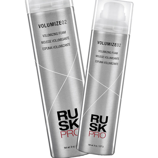 Rusk PRO VOLUMIZING FOAM 02 8 OZ - Pack of 2 - Usa Pro Hair