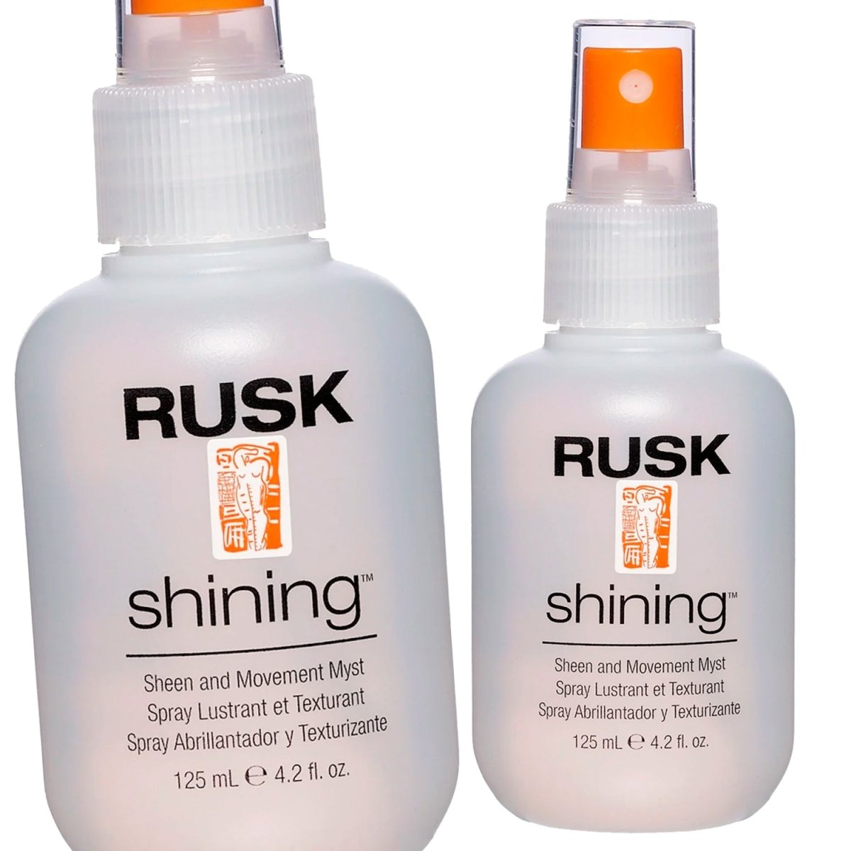 Rusk Shining Sheen And Movement Myst 4.2 oz - Pack of 2 - Usa Pro Hair