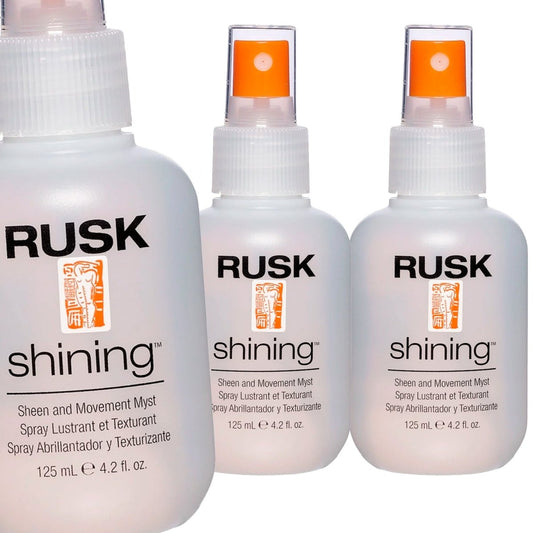 Rusk Shining Sheen And Movement Myst 4.2 oz - Pack of 3 - Usa Pro Hair