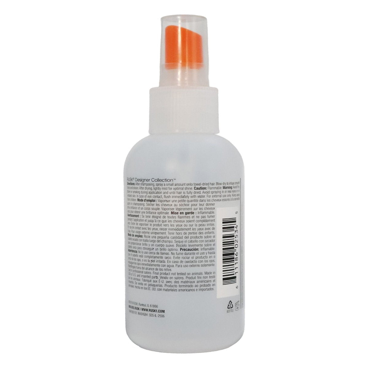 Rusk Shining Sheen And Movement Myst 4.2 oz - Pack of 3 - Usa Pro Hair