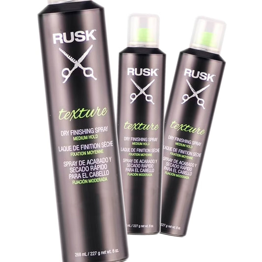 Rusk Texture Dry Finishing Spray 8oz - Pack of 3 - Usa Pro Hair