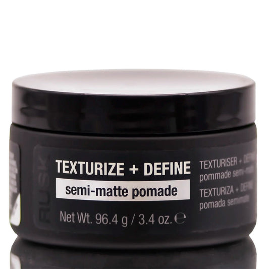 Rusk Texturize + Define Semi - Matte Pomade 3.4 oz - Usa Pro Hair