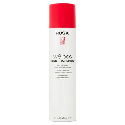 Rusk W8less Plus Extra Strong Hold Shaping and Control Hair Spray 10 oz - Usa Pro Hair