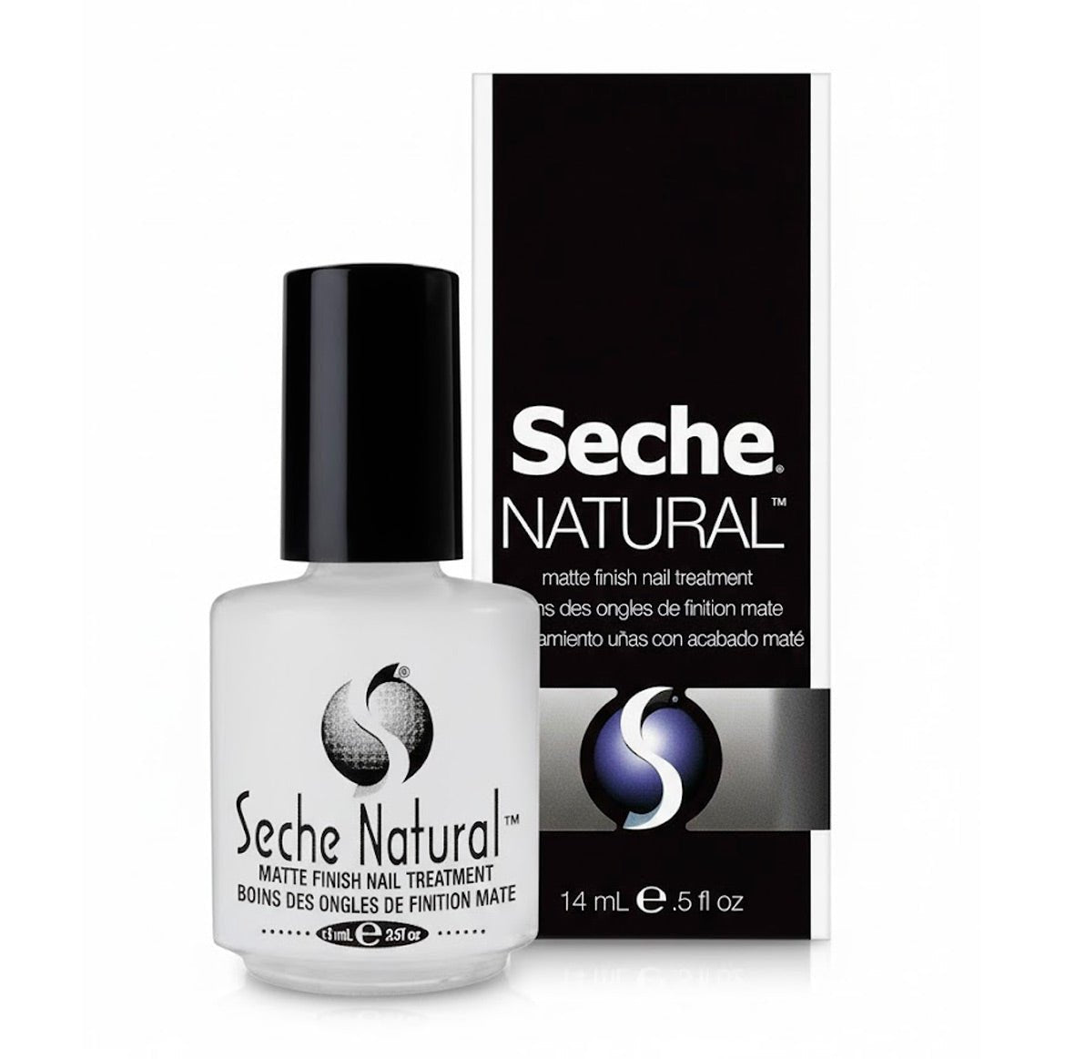 Seche Natural Matte Finish Nail Treatment 14ml/0.5oz - Usa Pro Hair