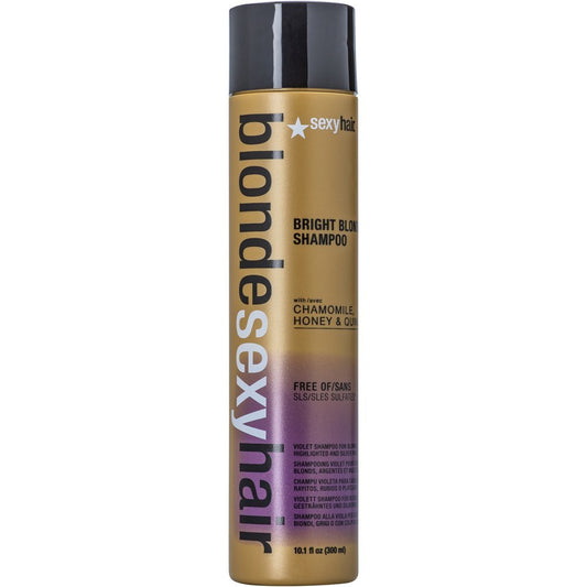 Sexy Hair Blonde Bright Blonde Shampoo Violet 10.1 fl. oz. - Usa Pro Hair