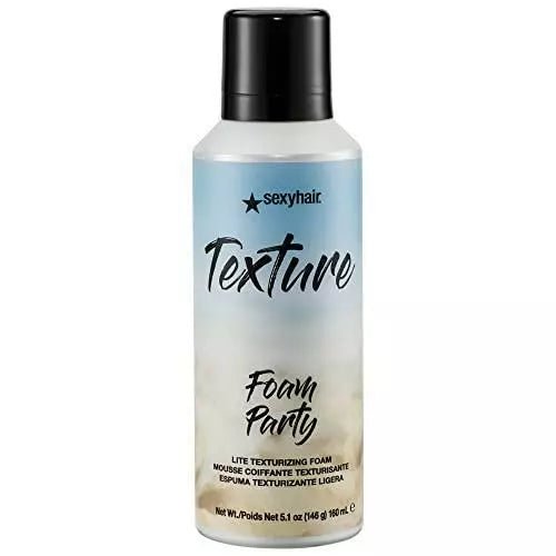 Sexy Hair Texture Foam Party Lite Texturizing Foam 5.1 oz - Usa Pro Hair