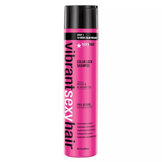 Sexy Vibrant Sexy Hair Sulfate - Free Color Lock Shampoo 10.1 fl Oz - Usa Pro Hair