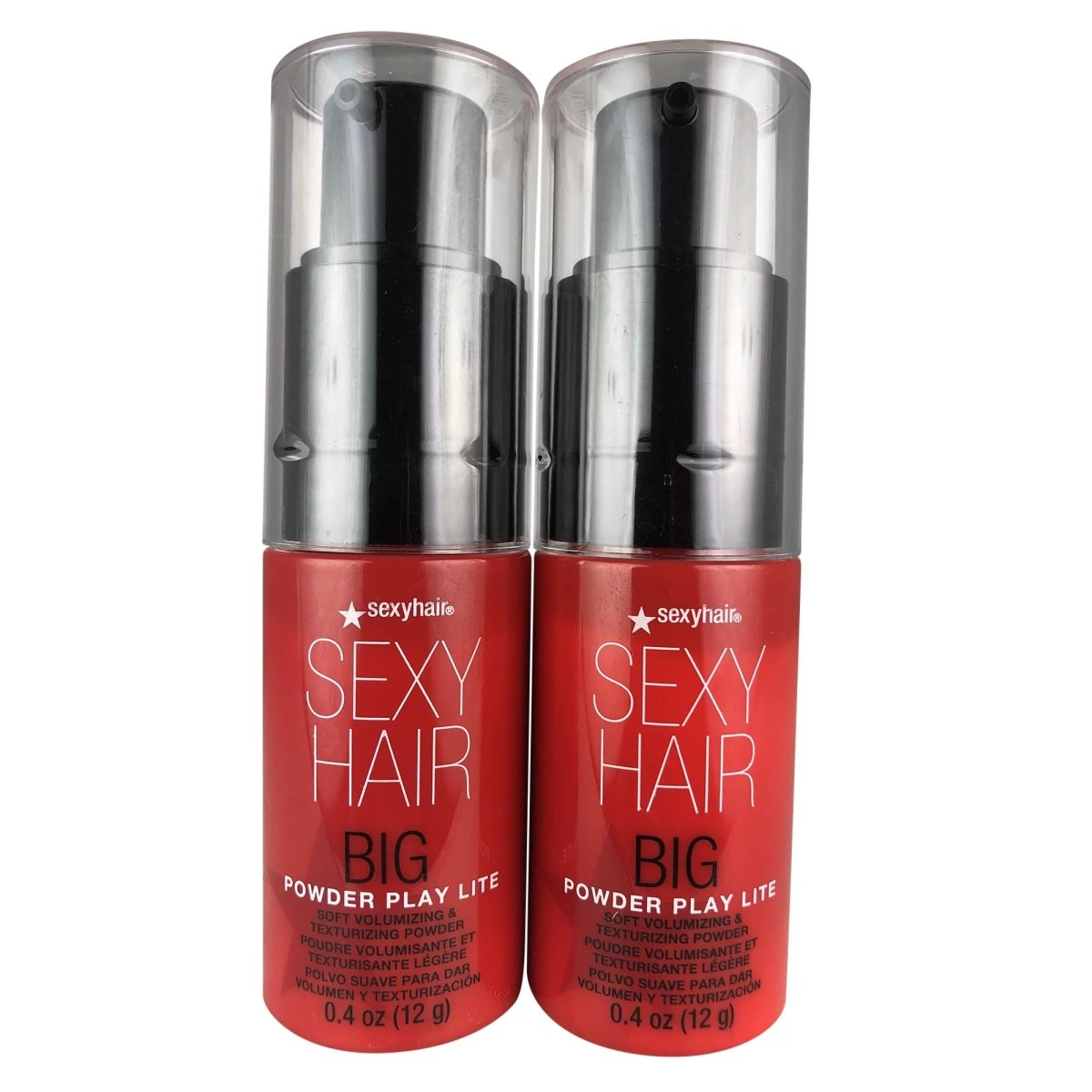 SexyHair Big Powder Play Lite Soft Volumizing & Texturizing Powder 0.4 oz (Pack of 2) - Usa Pro Hair