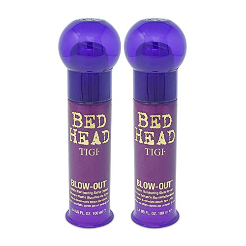 TIGI Bed Head Blow - Out Golden Illuminating Shine Cream, 3.4 oz - Pack of 2 - Usa Pro Hair