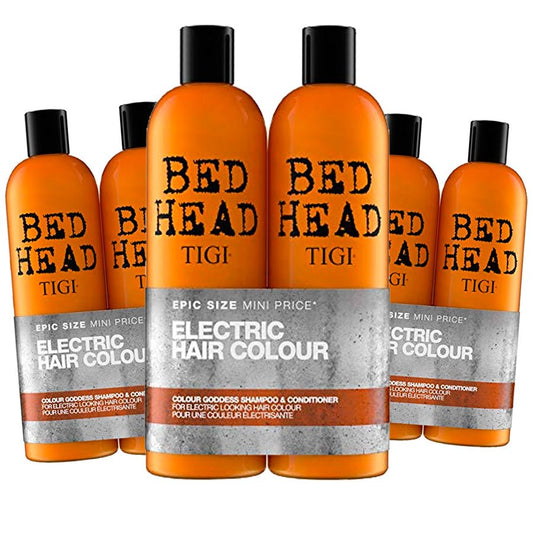 Tigi Bed Head Color Goddess Duo Pack for colored hair (Shampoo 750ml and Conditioner 750ml) - Pack of 3 - Usa Pro Hair