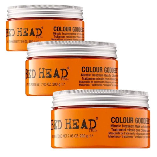 TIGI Bed Head Colour Goddess Miracle Treatment Mask, 7.05 oz - Pack of 3 - Usa Pro Hair