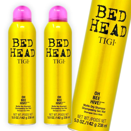 TIGI Bed Head Oh Bee Hive! Matte Dry Shampoo 5 Oz - Pack of 3 - Usa Pro Hair