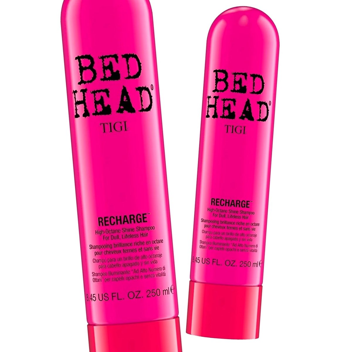 TIGI Bed Head Recharge High - Octane Shine Shampoo, 8.45 oz - Pack of 2 - Usa Pro Hair