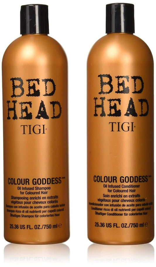 Tigi Bed Head Shampoo and Conditioner Colour Goddess, 25.36oz Duo - Usa Pro Hair