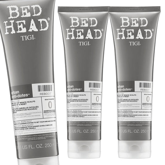 Tigi Bed Head Urban Antidote Scalp Reboot Shampoo, 8.45 oz - Pack of 3 - Usa Pro Hair