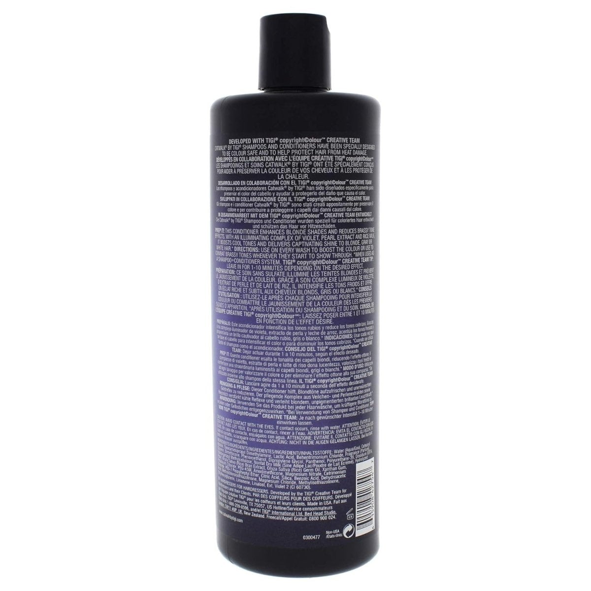 Tigi Catwalk Fashionista Violet Conditioner for Unisex, 25.36 oz - Pack of 2 - Usa Pro Hair