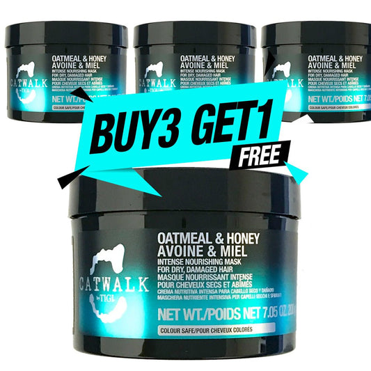 Tigi Catwalk Oatmeal and Honey Intense Nourishing Mask 7.05 oz - Buy 3 Get 1 Free - Usa Pro Hair