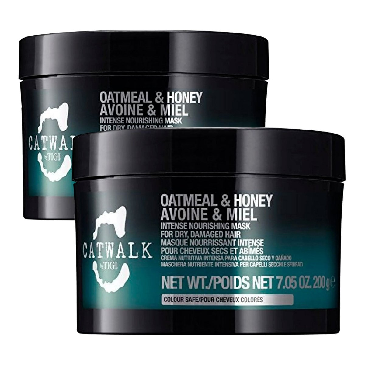 Tigi Catwalk Oatmeal and Honey Intense Nourishing Mask, 7.05 oz - Pack of 2 - Usa Pro Hair