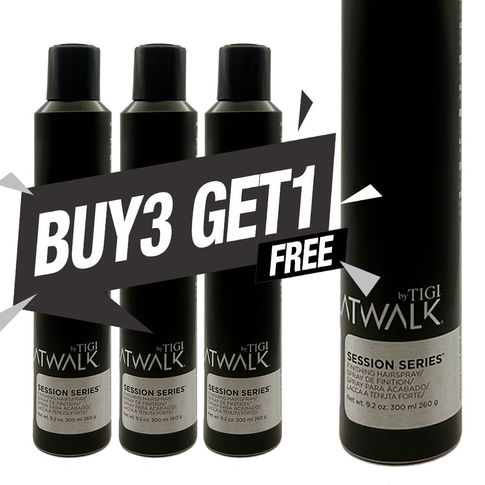 TIGI Catwalk Session Series Finishing Hairspray 9.2 oz - Buy 3 Get 1 Free - Usa Pro Hair