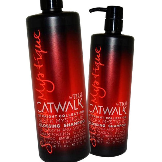 Tigi Catwalk Straight Collection Sleek Mystique Glossing Shampoo 25.36oz - Pack of 2 - Usa Pro Hair