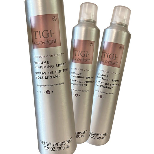 Tigi Copyright Volume Finishing Spray 9.2 oz - Pack of 3 - Usa Pro Hair