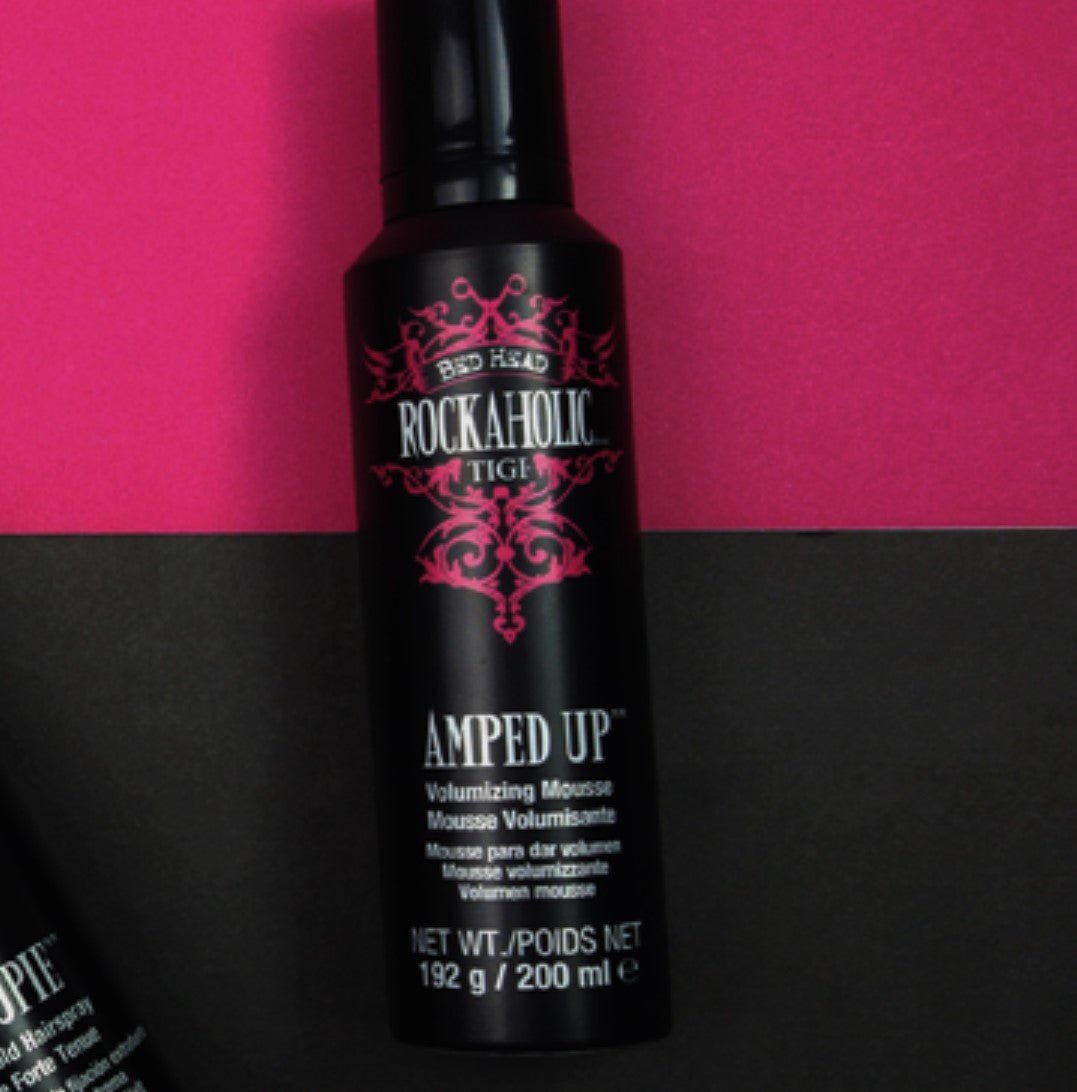TIGI Rockaholic by Bed Head Amped Up Volumizing Mousse 6.7 oz - Pack of 2 - Usa Pro Hair