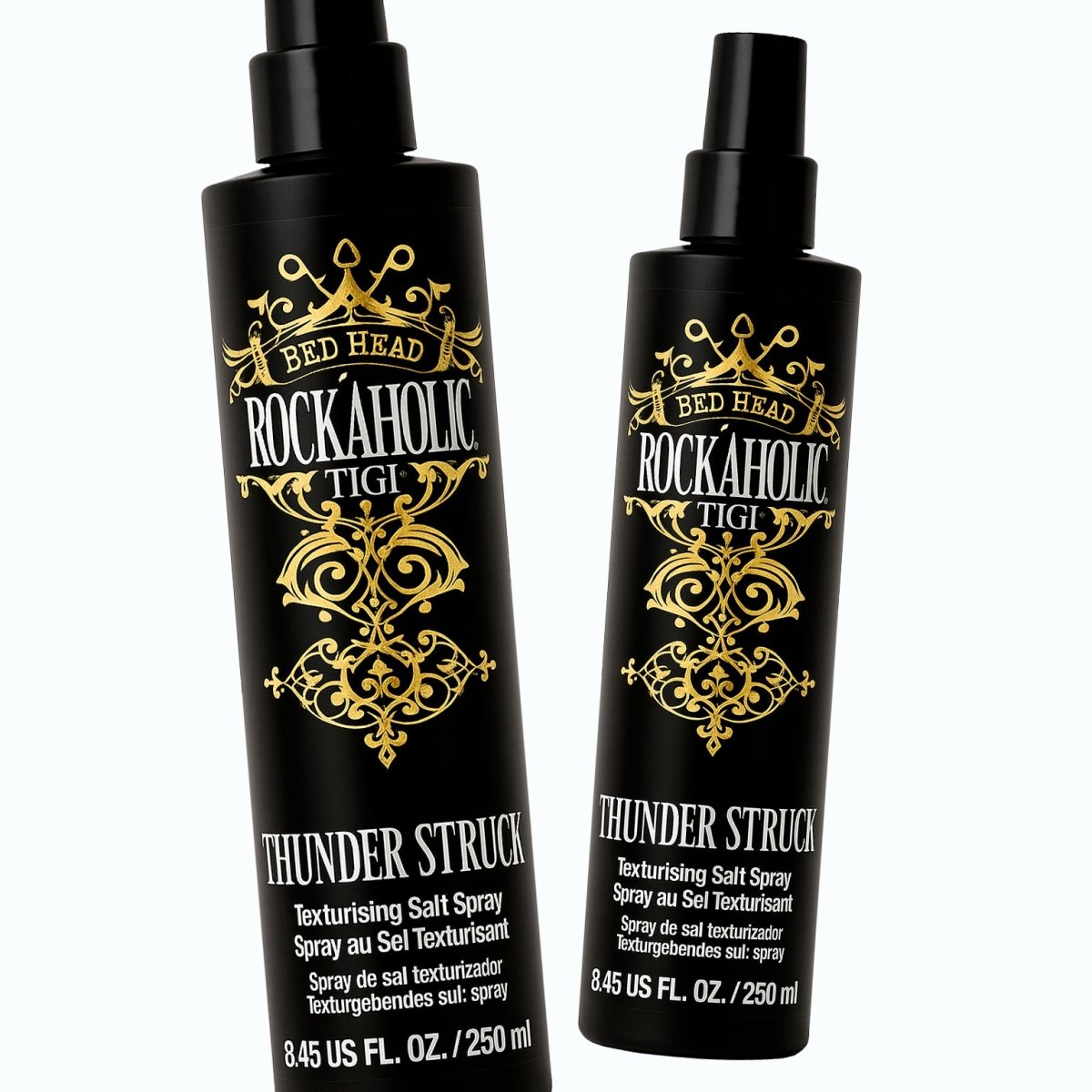 TIGI Rockaholic by Bed Head Thunder Struck Salt Spray 8.45 fl. oz - Pack of 2 - Usa Pro Hair