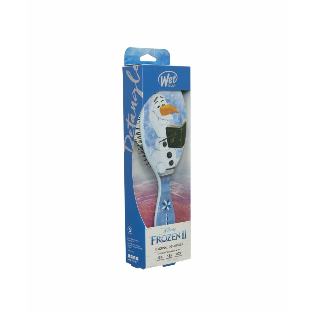 Wet Detangler Hair Brush Frozen 2 Collection, Elsa - Usa Pro Hair