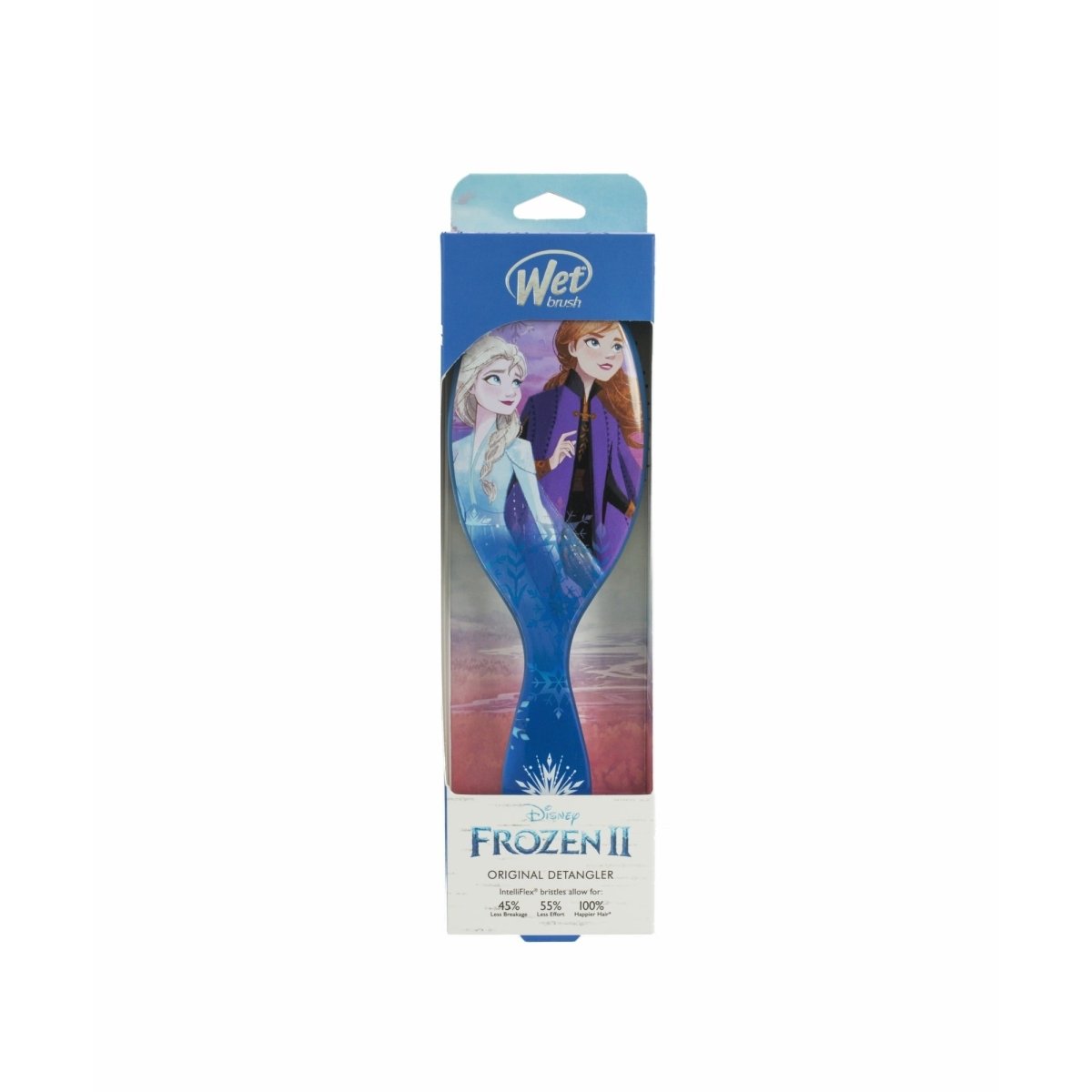 Wet Detangler Hair Brush Frozen 2 Collection, Sisters (Anna and Elsa) - Usa Pro Hair